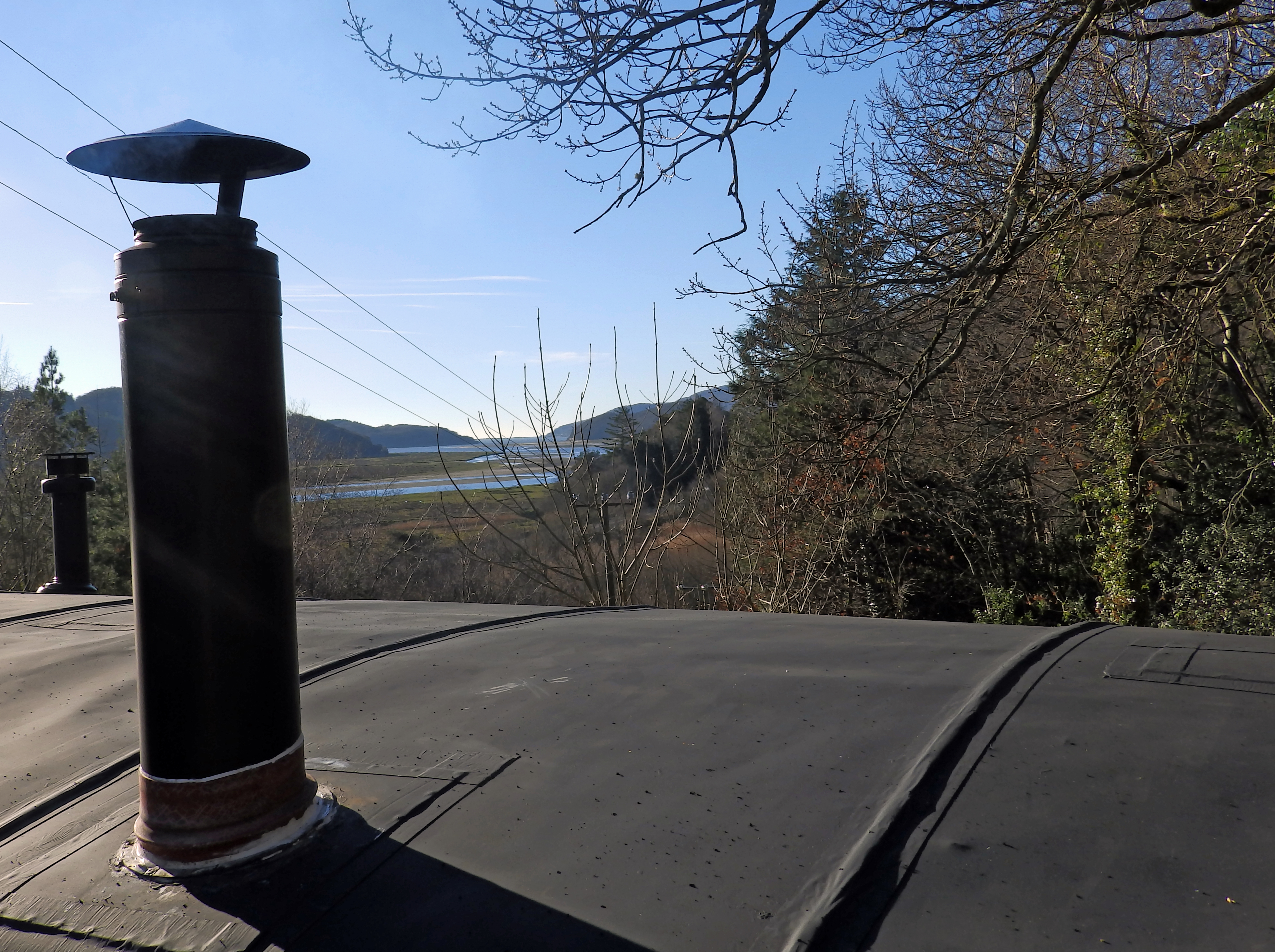 Looking over the Wagon towards the sea